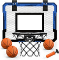 Mini Basketball Hoop | Over The Door Indoor, with 3 Balls/Inflator/Breakaway Rim, Basketball Toy Gifts for Kids and