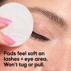 Longwear & Waterproof Eye Makeup Remover Pads, 120 Count