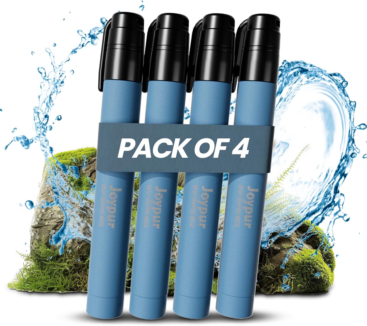 Portable Water Filter Straw Survival, Essential Camping & Hiking Gear, Water Purification Straw for Travel, Biking