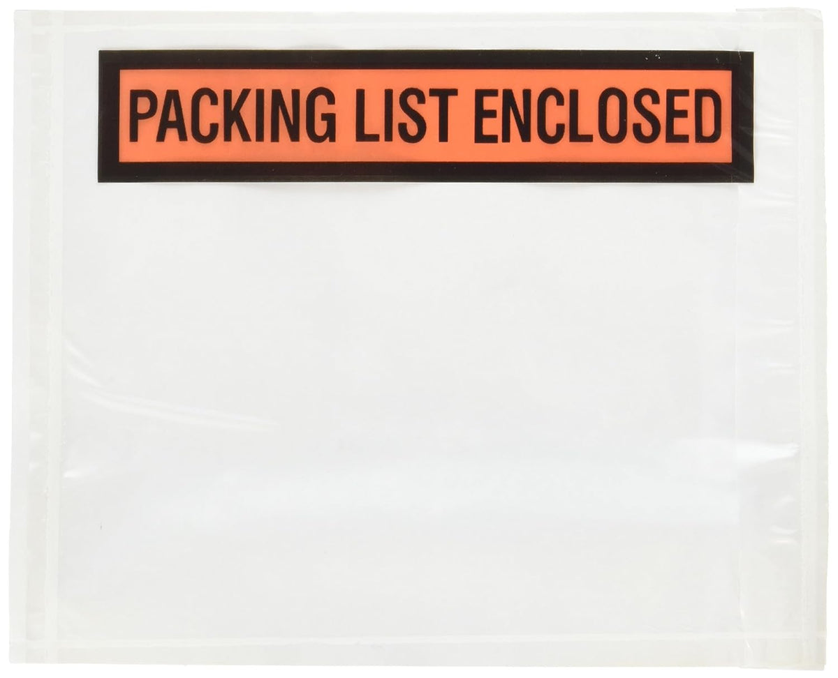 BOX USA 4.5x5.5 Packing List Envelopes "Enclosed", 1000-Pack