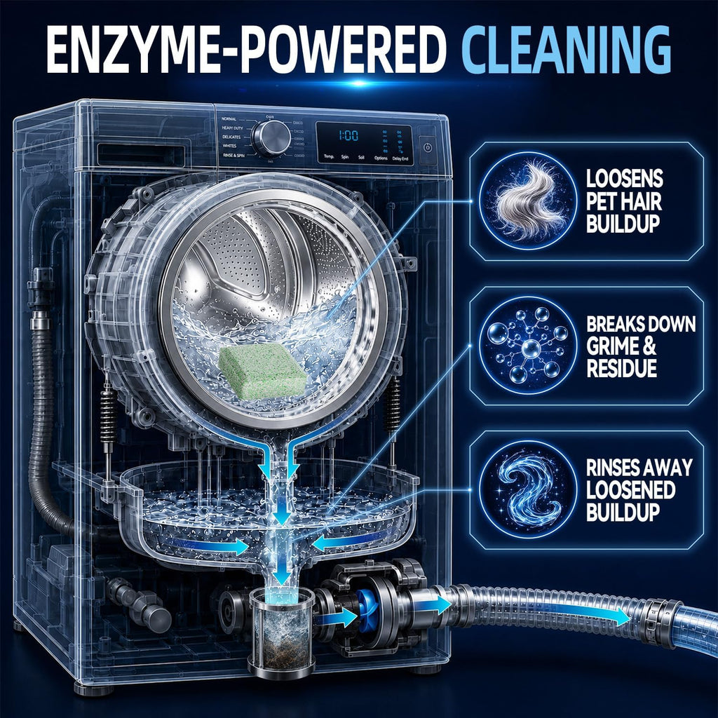 Washing Machine Cleaner Pet-Hair-Remover for Laundry