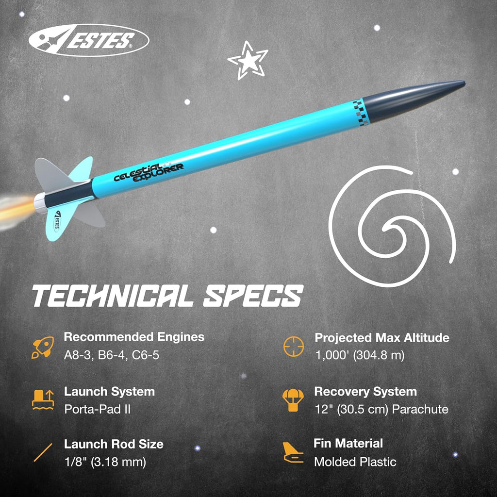 0689 Celestial Explorer Beginner Model-Rocket Kit