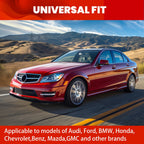 Front Bumper Lip Chin Spoiler ABS Compatible with Audi