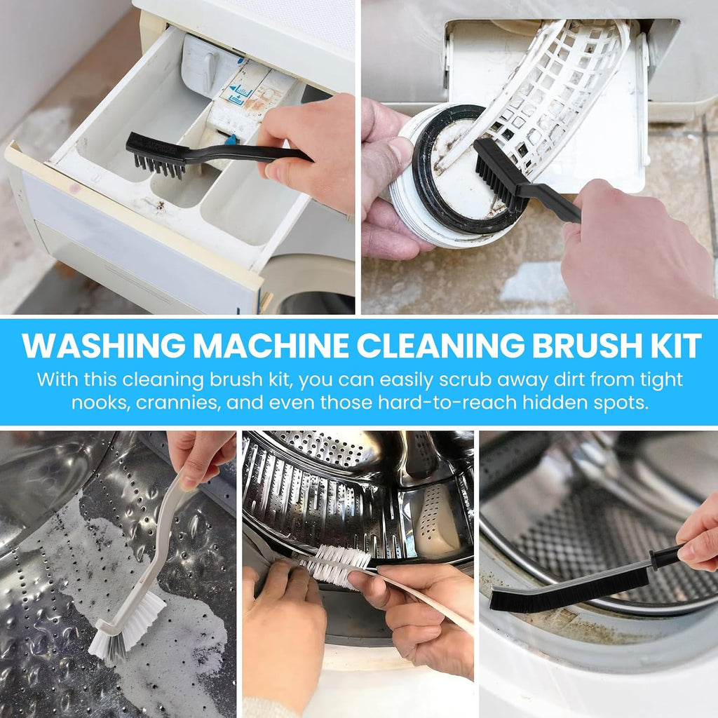 Washing Machine Cleaning Brush Set for Front Load Washer Cleaner, 6PCS