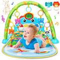 Baby Gym Play Mats Baby Tummy Time Mat Musical Activity Center for Newborn Infant Piano Babies Play Mat Music & Light