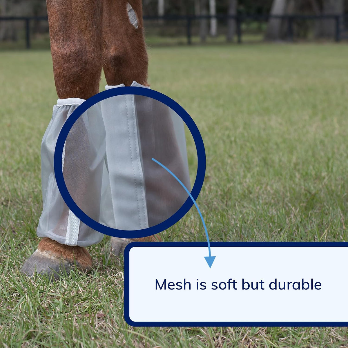 Deluxe Relaxed Fit Fly Boots for Horses, Pair (2), Horse Size