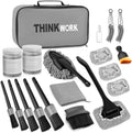 Windshield Cleaner Tool, Car Interior Cleaning Kit, Car Detailing Kit Interior Cleaner with10Pcs Detailing Brush Set
