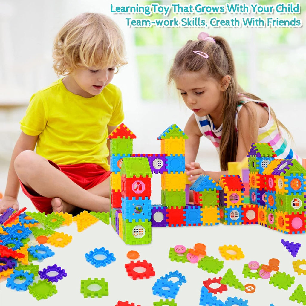 Building Blocks for Toddlers & Kids 180 Pcs Toy Building Sets – STEM Building Toys –Interlocking Building Blocks for