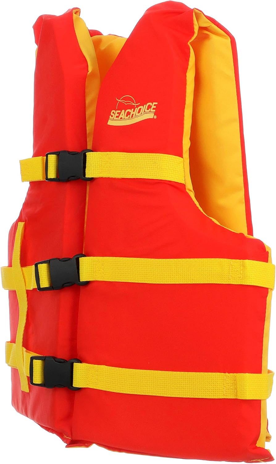 Life Jacket, Adjustable Boat Vest Universal Adult