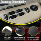 Driver Side Master Power Window Switch, Replacement for 5L1Z14529AA