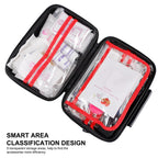 410 Piece Waterproof Hard Shell First Aid Kit, Black