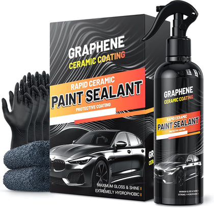 Graphene Ceramic Coating for Cars (17oz) - 12H Ceramic Spray Coating - 24+ Months of Long Lasting Protection - Ultra