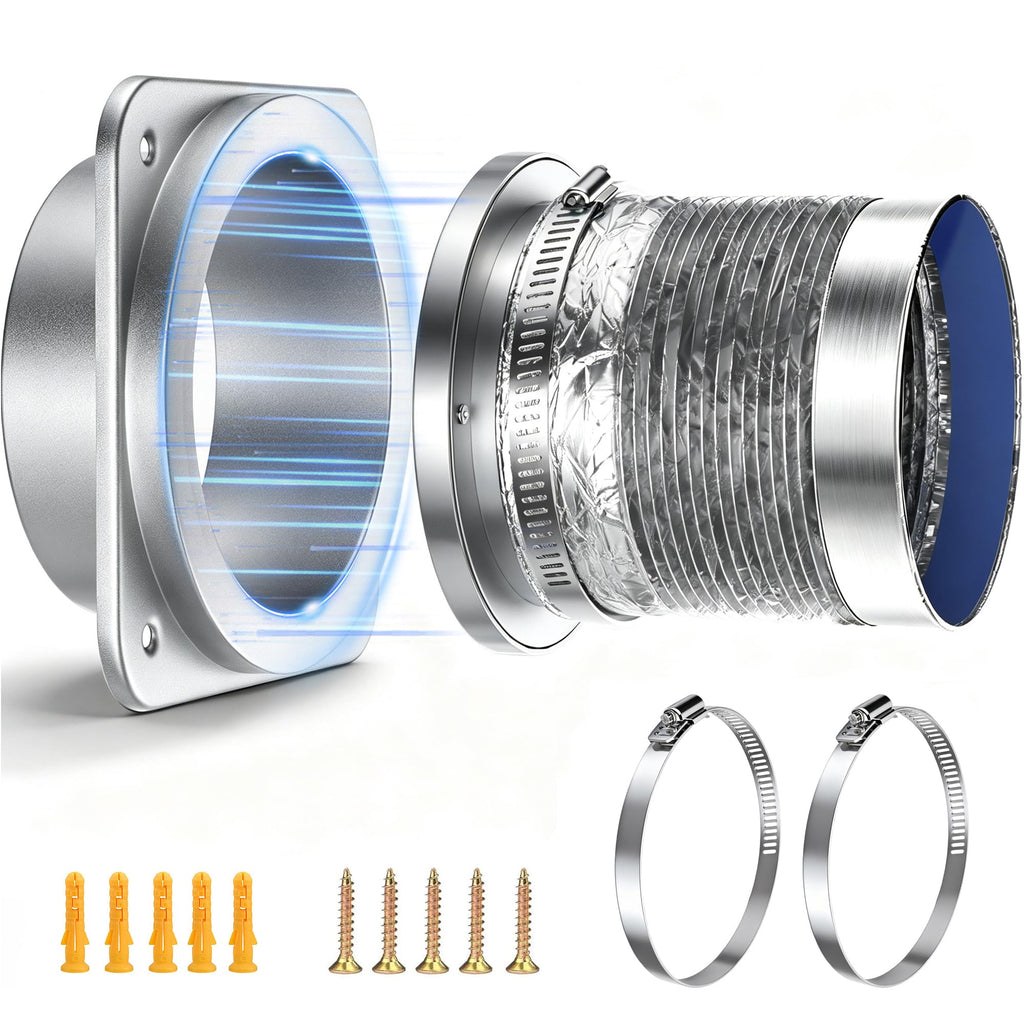 Magnetic Dryer Vent Connector Kit DV180 Magnetic Dryer Vent Coupling 4 Inch