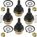 Caltric 4 Upper and Lower Ball Joints Compatible With Suzuki Kingquad LT-A750X LTA750X 2008-2026
