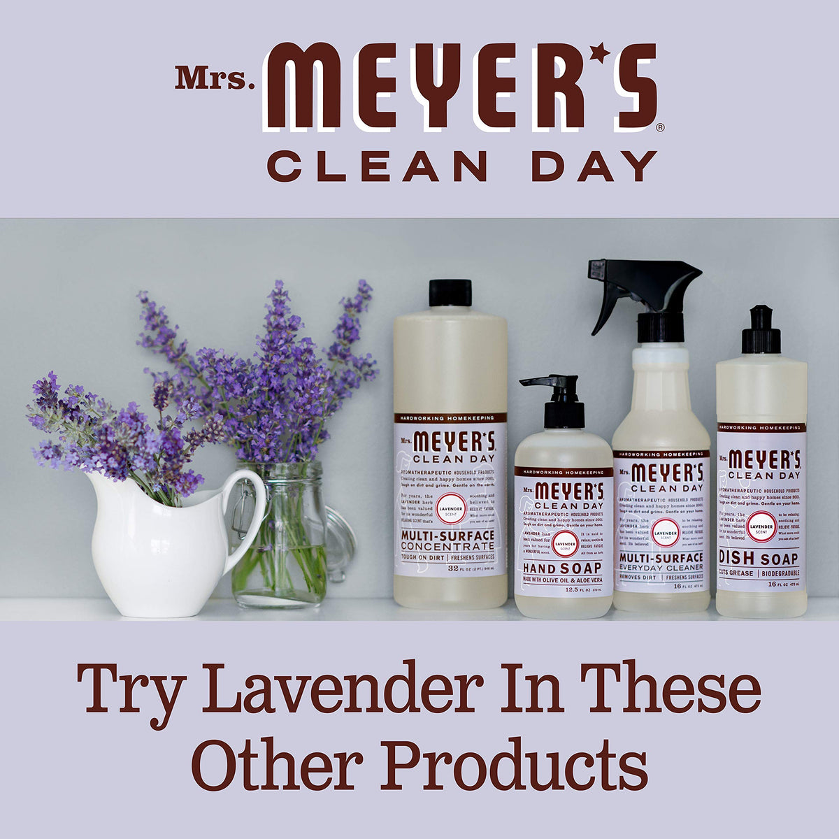 CLEAN DAY Body Wash, Lavender 16 Fl Oz (Pack of 4)