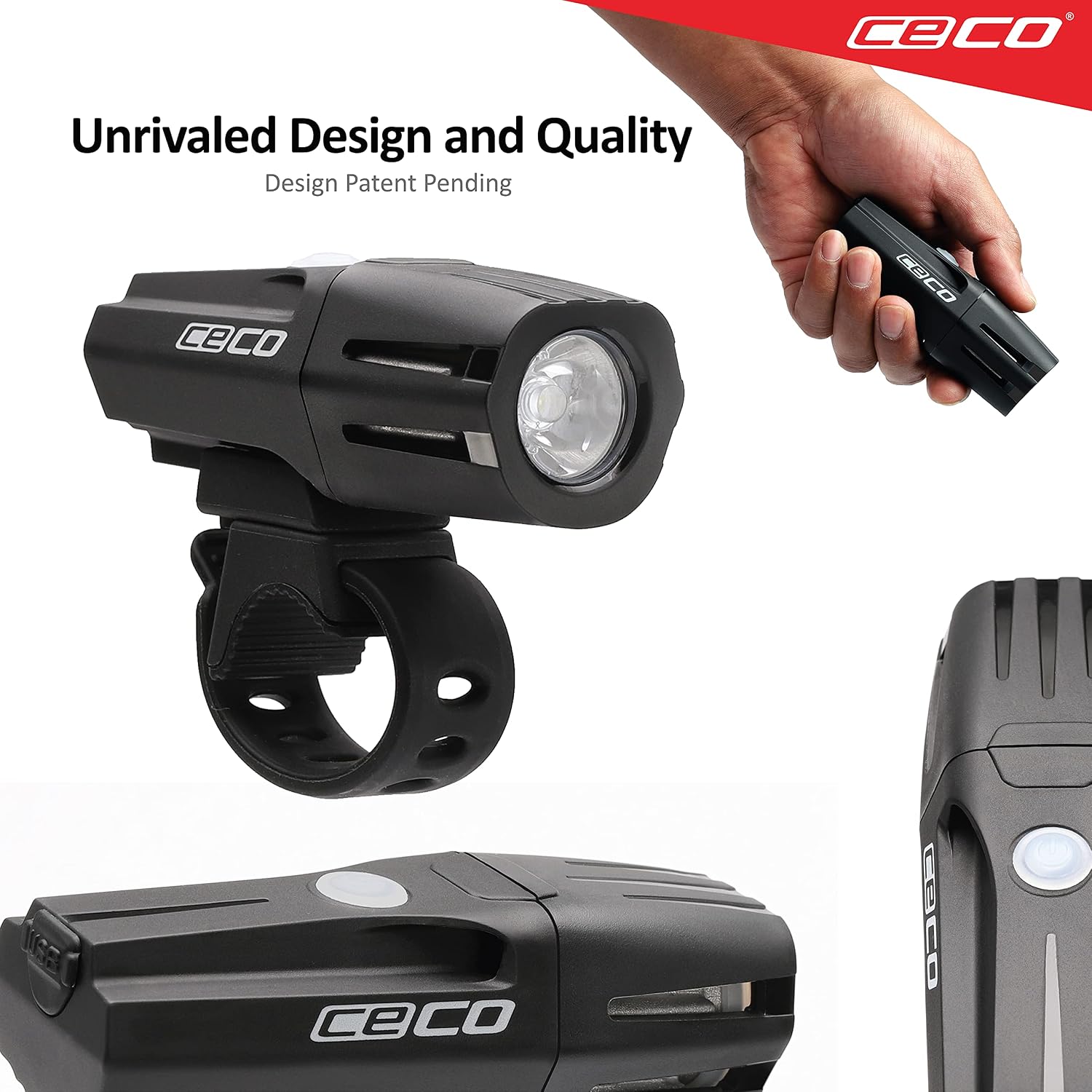 USA 1200 Lumen USB Rechargeable Bike Light – Tough & Durable IP67 Waterproof & FL-1 Impact Resistant – Super Bright