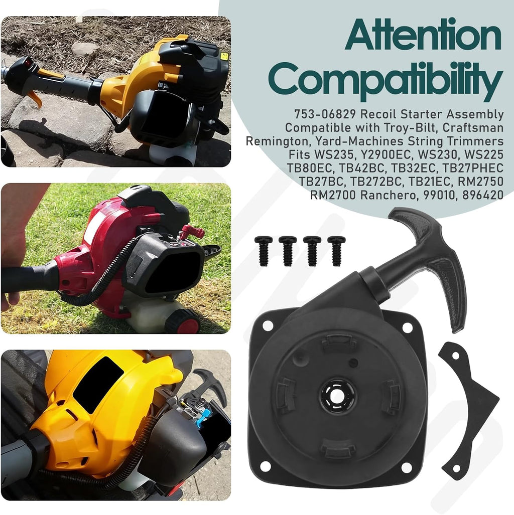753-06829 Starter Assembly Compatible with Cub Cadet SS270 BC280 BC210