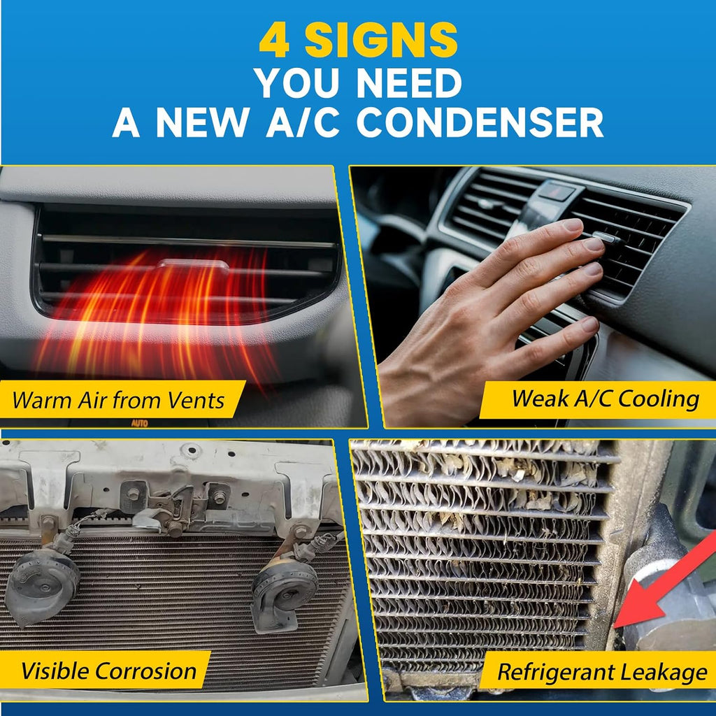 4953 AC Condenser Only Fits Chevy Silverado 2500 6.0L 1999-2004