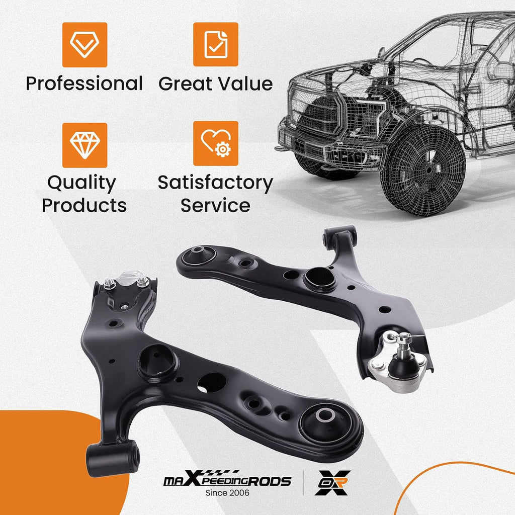 maXpeedingrods 2Pcs Front Lower Control Arm Kit for Toyota RAV4 2006-2018