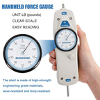 BAOSHISHAN 50lb Push Pull Force Gauge with Calibration Certificate