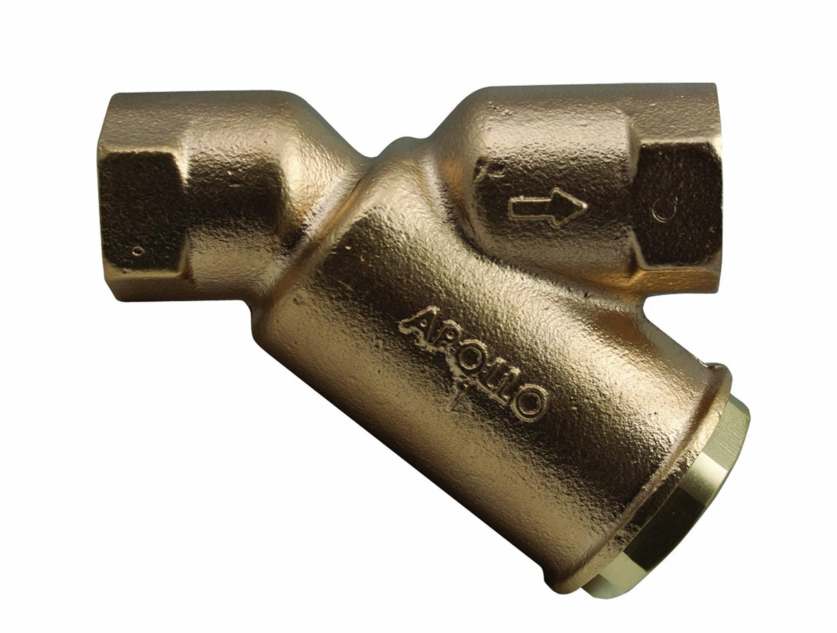 Apollo Valve 59 Series Bronze Y-Strainer, 1/2" NPT Female, 50 Mesh Screen