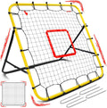 Soccer Rebounder Bounce Back Net,Baseball Rebounder Net, Adjustable Angle All Ages Volleyball Rebounder Training