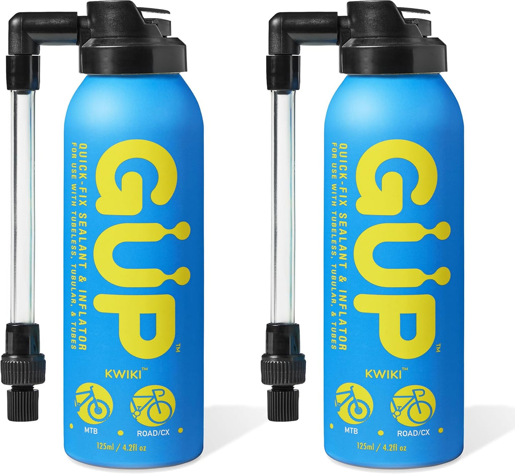 (GÜP Kwiki Quick Fix Tire Sealant and Inflator; for Mountain Bike, Road, Cyclocross, Gravel; Seal and Repair Flat or