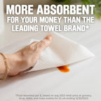 Paper Towels, Choose-A-Sheet, 2 Double Rolls = 4 Regular Rolls (100 Sheets Per Roll)