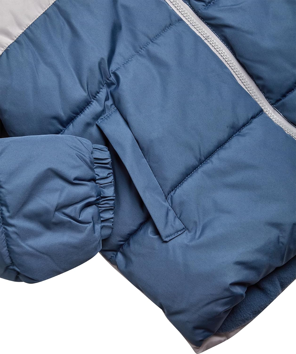 Boys Puffer Jacket Fleece-Lined Winter Coat with Hat | Warm Wind and Water Resistant Outerwear, Soft Cozy Lining for