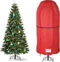 Upright Christmas Tree Storage Bag,Oxford Fabric Tear Resistant Adjustable 7.5FT Christmas Tree Storage Bag for