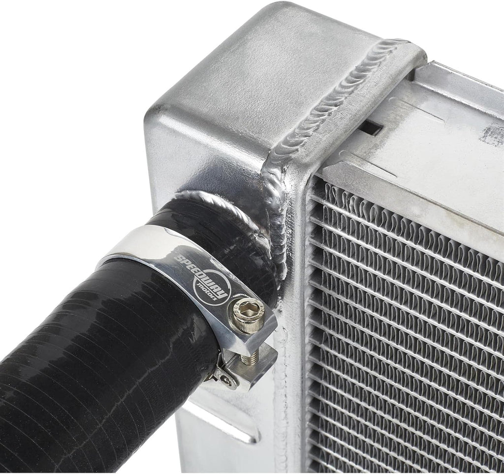 Custom Billet Aluminum Radiator Hose Clamp 1.75 Inch Black High Strength Worm Gear Design Five Times Clamping Force