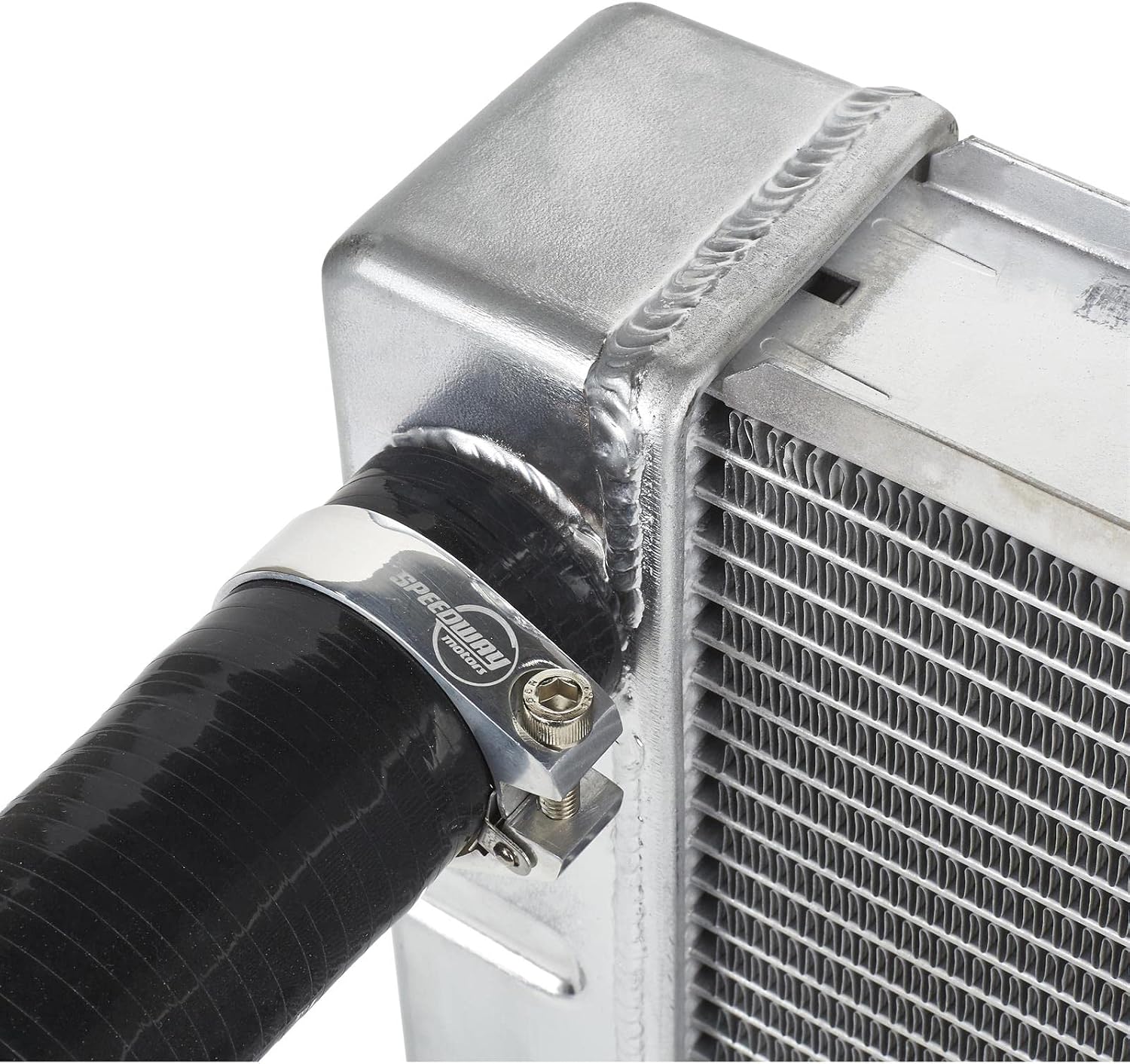 Custom Billet Aluminum Radiator Hose Clamp 1.75 Inch Black High Strength Worm Gear Design Five Times Clamping Force