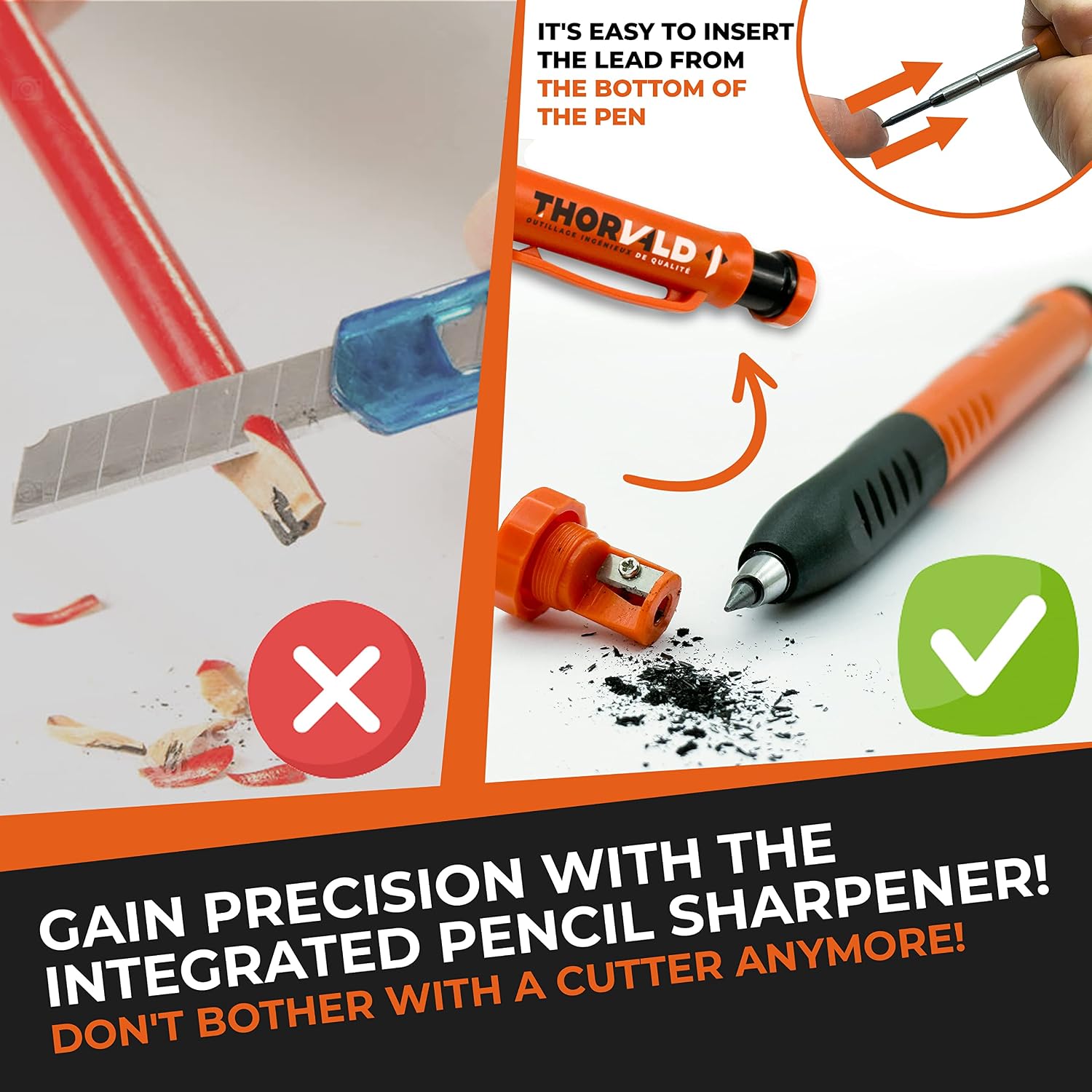 2 Carpenter Square 7 inch (1/16" Precision) + 2 Pencils + 12 Leads - T Square Multi-Purpose Carpenter Tools : Wrench