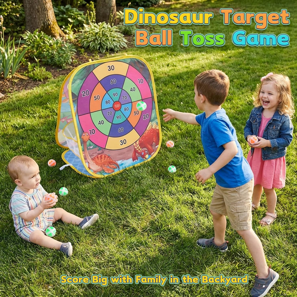 Bean Bag Toss Game for Kids - Cornhole Board Outdoor Toys for Toddlers -Party Activities Carnival Outside Yard