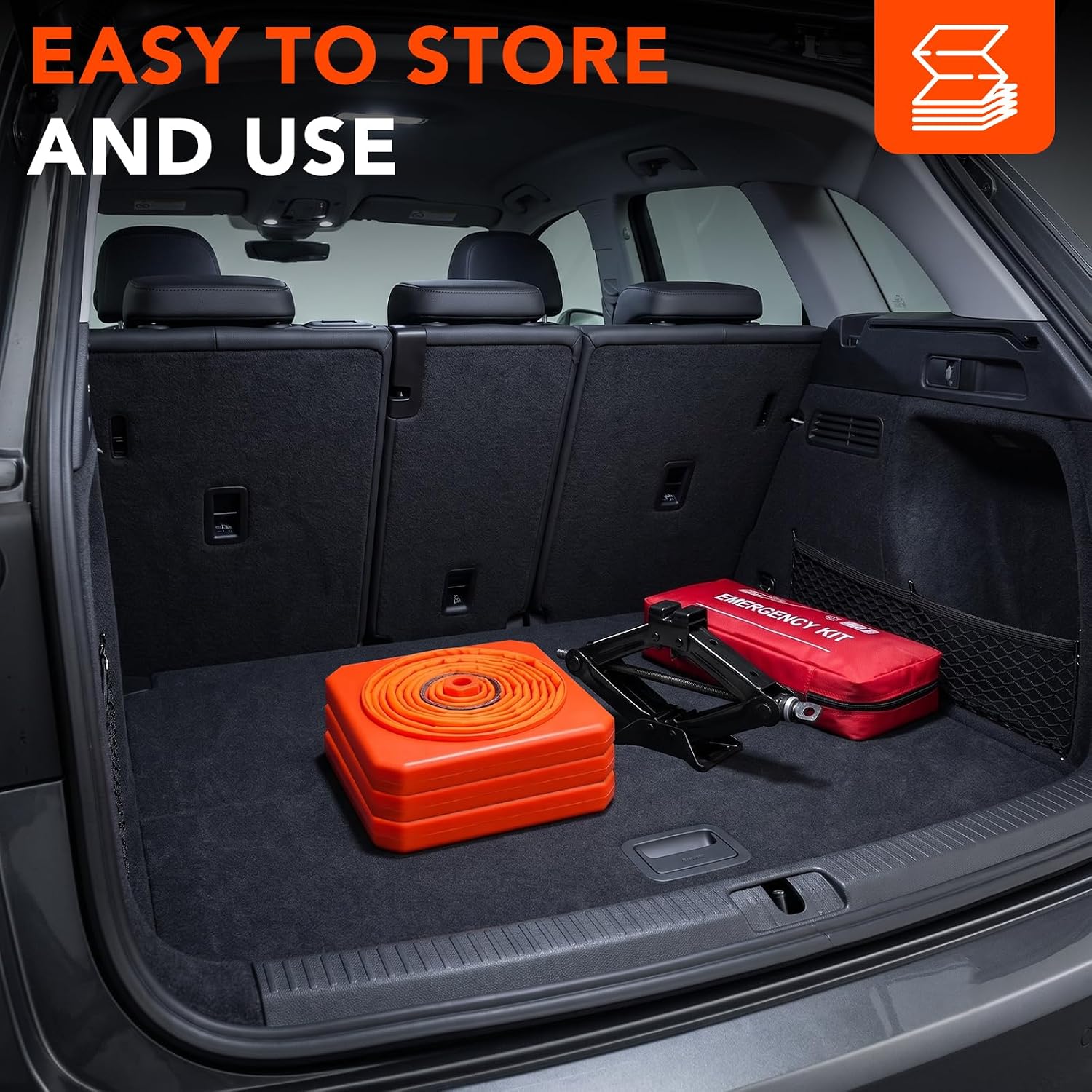 18 Inch 6 Pack Traffic Cones,Collapsible Safety Cones,Multi Purpose Pop-up Cones with Reflective Collar,Orange Cones
