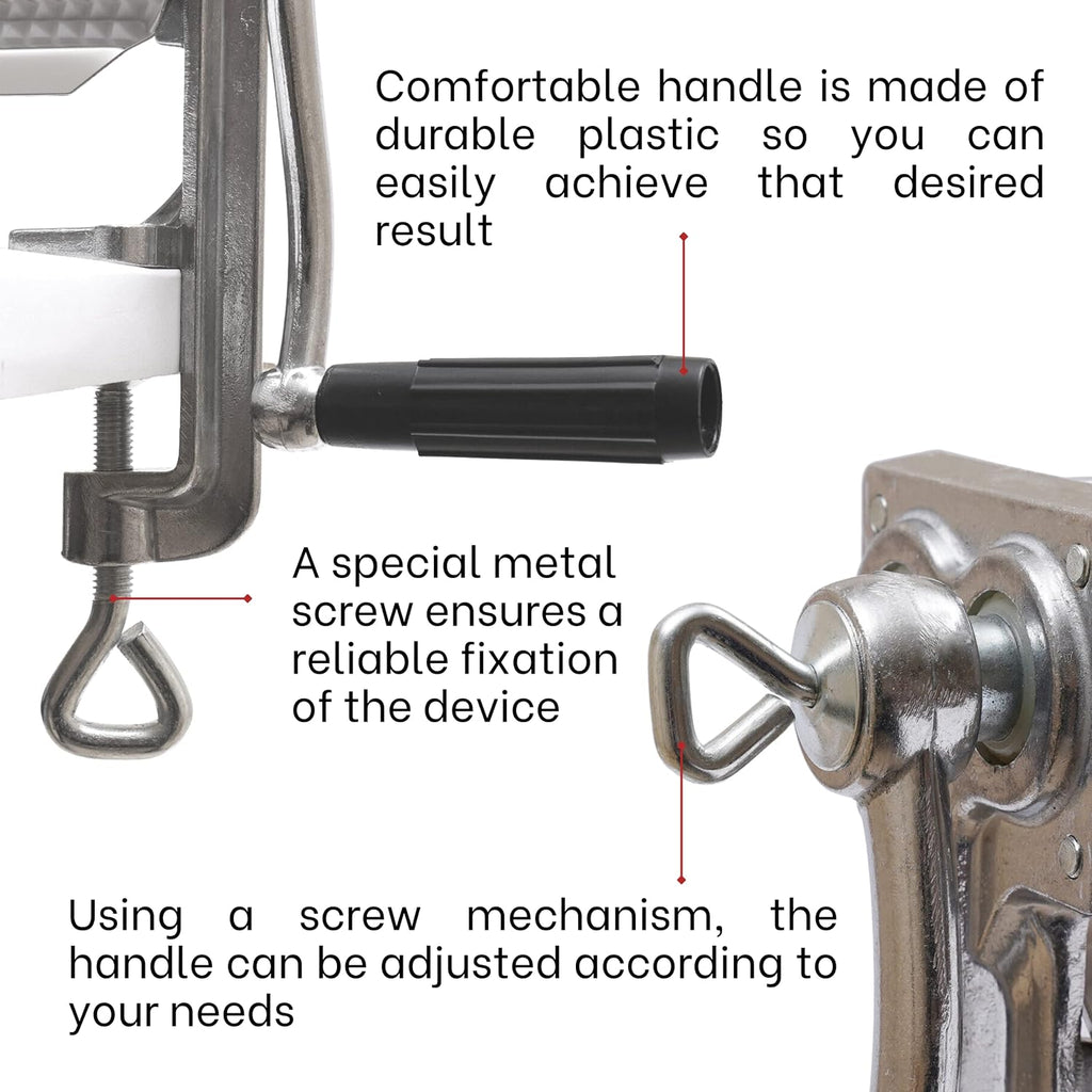 Heavy Duty Manual Meat Tenderizer – Cuber Tool Steak Flatten Tool Meat Tenderizer Commercial Tool Meat Grinder