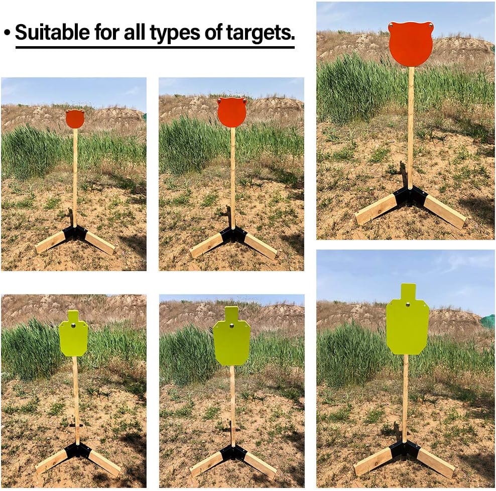 Target Stand System - AR500 Steel Target with 2x4 Mount Kit
