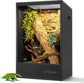 67 Gallon PVC Tall Reptile Tank, 24 x18x36 inch Large Reptile Terrarium for Gecko Lizard Chameleon Frog Snake