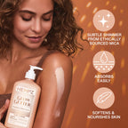 Glow Getter Moisturizing Body Lotion with Shimmer - 17 Fl Oz