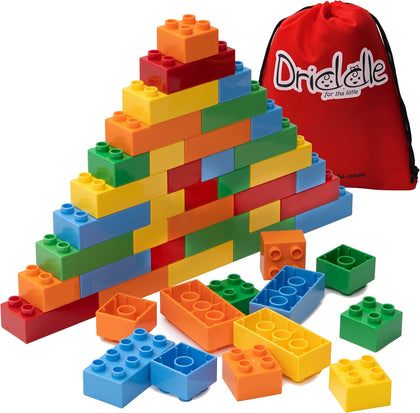 Big Building Blocks for Kids - STEM Toy - Classic Large Building Bricks - Compatible with All Major Brands - for