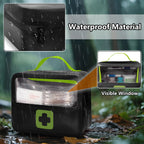 Waterproof Empty First Aid Bag with a Detachable Panel