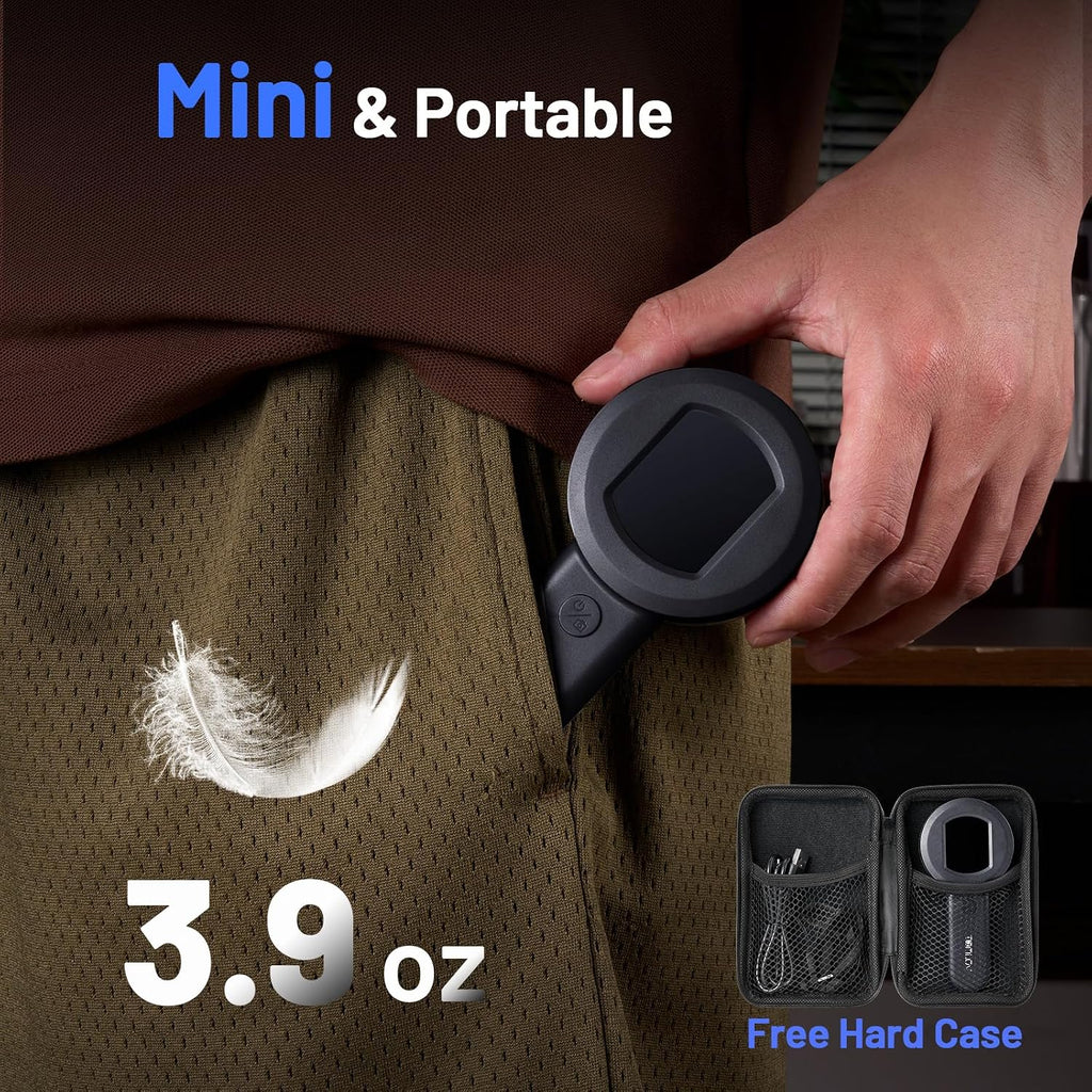 P10 Microscope for Adults Kids, Handheld Coin Magnifier with Light for Error Coins, Portable Trichome Magnifying
