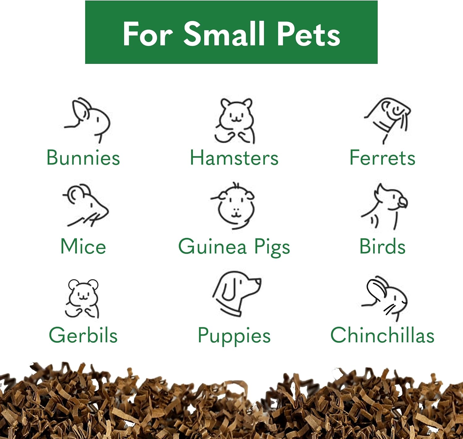 99% Dust-Free Paper Bedding for Small Pets and Birds, Eco Natural, 1.5 lb - Safe, Clean, Ideal Nesting & Burrowing