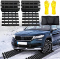 Emergency Devices 2 pcs Tire Traction Mats 47.2" (L) x 10.8" (W), Portable for Snow, Ice, Mud, and Sand to Car