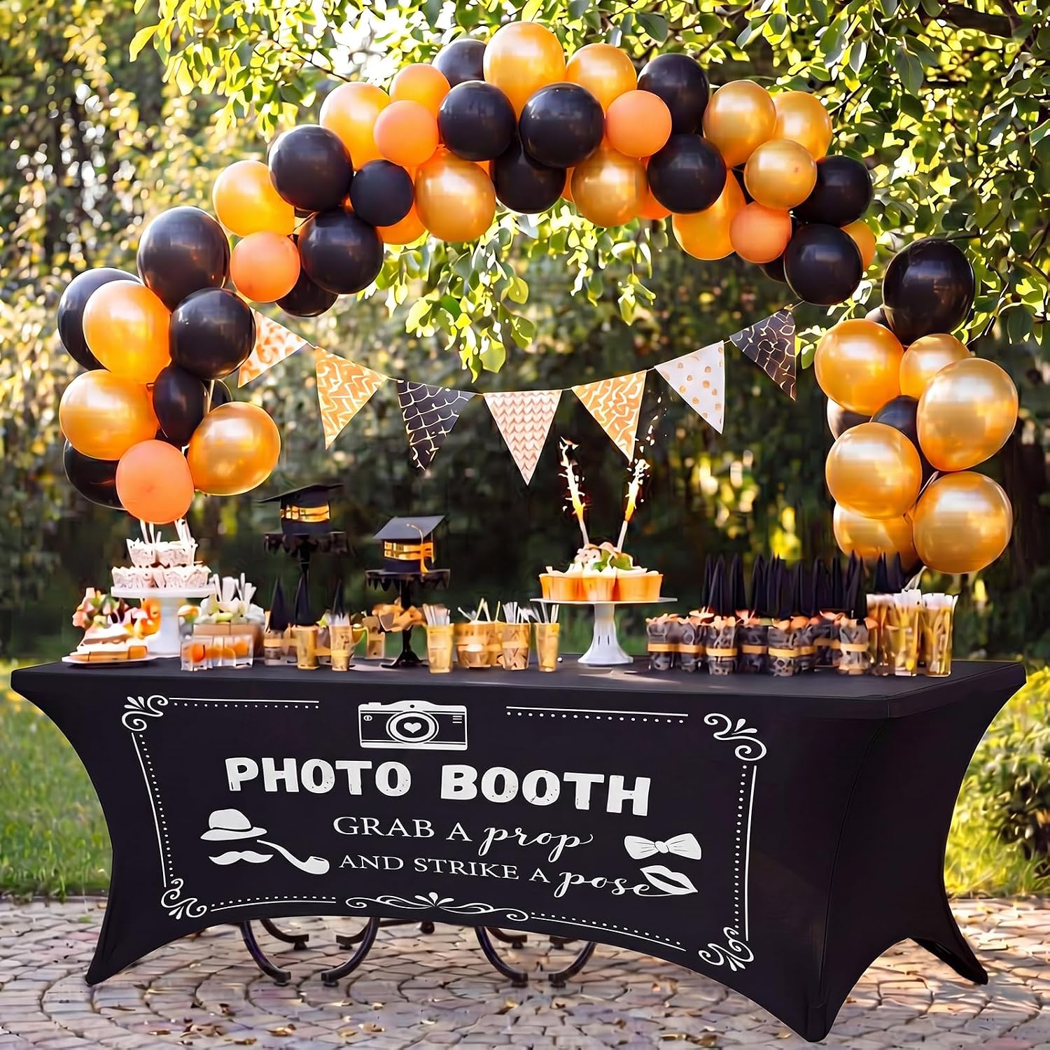 1 Pcs Photo Booth Table Cloth 6 ft Wedding Photo Booth Props