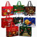 8 Pack Large Christmas Gift Bags Bulk Reusable Holiday Bags