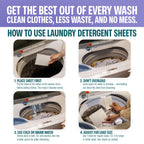 Laundry Detergent Sheets, Lavender, 200 Loads