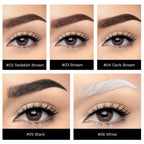 Eyebrow Pomade Kit with Dual-Ended Brush, Long-Lasting | Brown