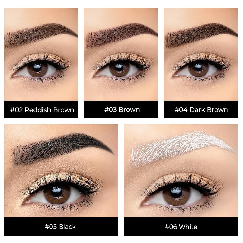 Eyebrow Pomade Kit with Eyebrow Brush, Waterproof &Long Lasting (#03 Brown)