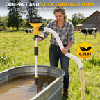 Stick Water Transfer Pump Compatible For Dewalt 20V Battery(NO Battery)
